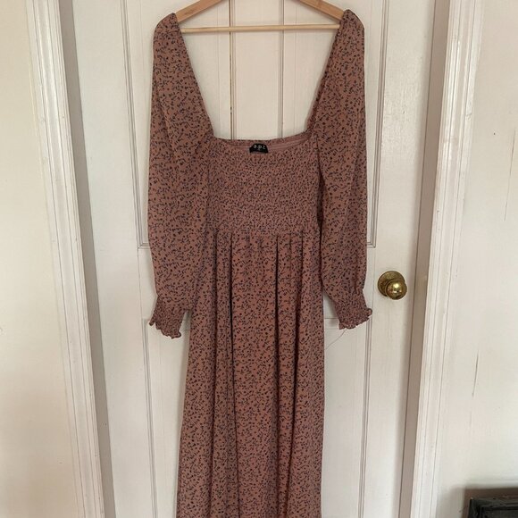 o.p.t Classic Smocked Maxi Dress - Picture 4 of 5